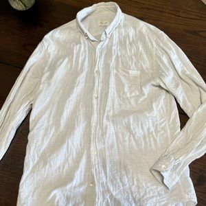 Octobre editions cotton white shirt large